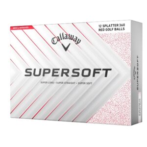 Callaway SUPERSOFT Splatter 2025 Golfbälle 12Stk.