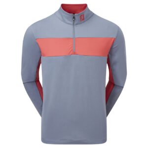 Footjoy Engineered Chest Stripe Chill-Out Half Zip Pullover Herren