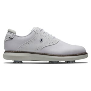 Footjoy Traditions Golfschuh Junior EU 32 1/2 weiß/schwarz/lime