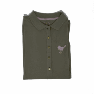 Girls Golf Golden Palm SL Polo Damen