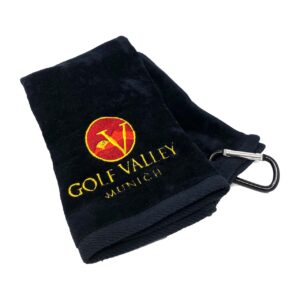Golf Valley Tri-Fold Handtuch weiß