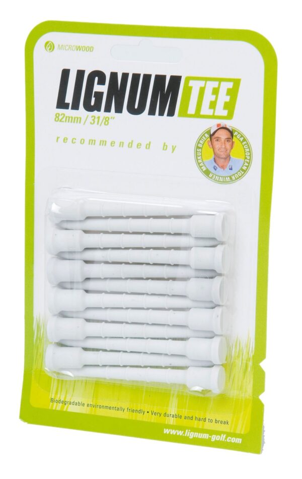 Lignum Tees 12Stk. weiß 3 1/4" 81mm
