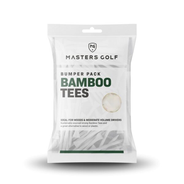 Masters Bamboo Holztees 3 1/4" 83mm weiß