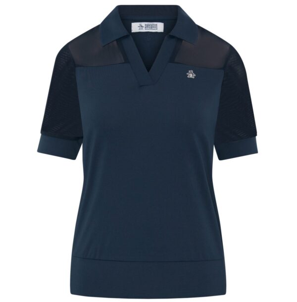 Orginal Penguin 1/2-Sleeve Mesh Blocked Polo Damen