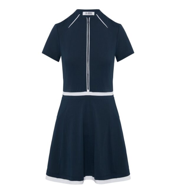 Original Penguin Golf Kleid mit Paspelierung Damen