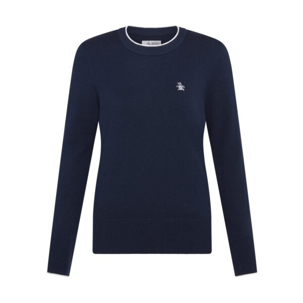 Original Penguin Solid Sweater Damen L navy