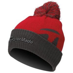 TaylorMade Bobble Beanie rot