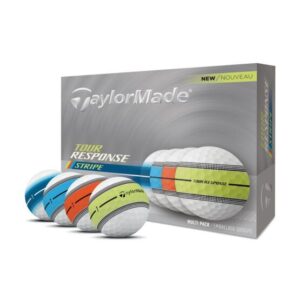 TaylorMade Tour Response Stripe NEON Multi bunt