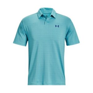 Under Armour T2G Printed Halbarm Polo türkis