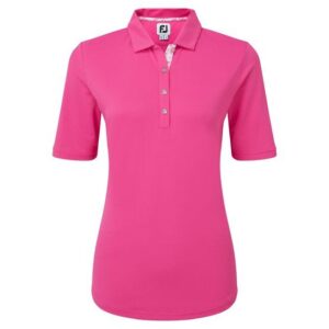 FootJoy Solid Halbarm Polo pink