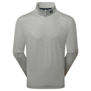 FootJoy Speckle Print Chill-Out Stretch Midlayer grau