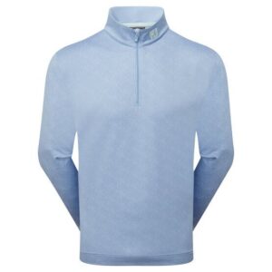 FootJoy Speckle Print Chill-Out Stretch Midlayer blau