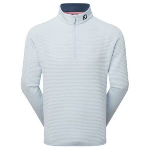 FootJoy Quilt Texture Chill-Out Stretch Midlayer hellblau