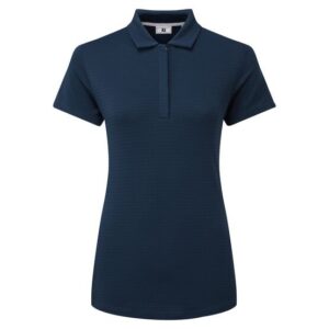 FootJoy Jacquard Shirt Halbarm Polo navy