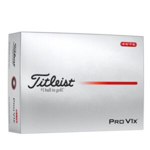 Titleist Pro V1x High Numbers weiß