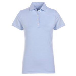 Peter Millar JUBILEE SHORT SLEEVE BUTTON Halbarm Polo hellblau