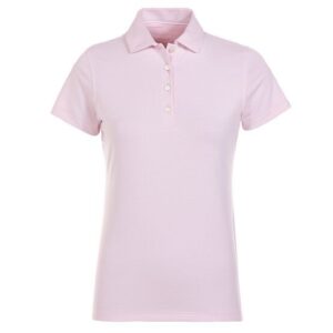 Peter Millar JUBILEE SHORT SLEEVE BUTTON Halbarm Polo rosa