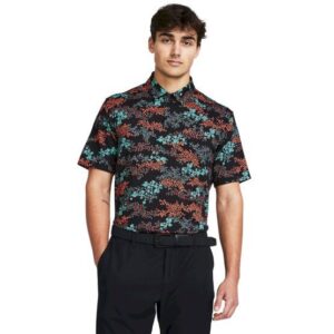 Under Armour Playoff 3.0 Azalea Camo Halbarm Polo schwarz