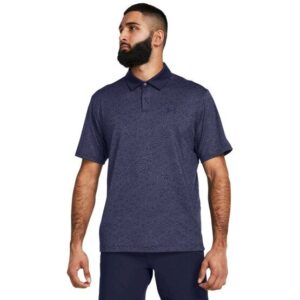 Under Armour T2G Printed Halbarm Polo navy