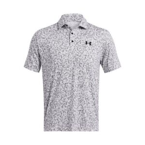 Under Armour Playoff 3.0 Doodle Print Halbarm Polo weiß