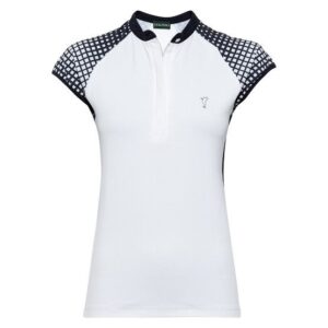 Golfino DRIVE CAP SLEEVE SHIRT (dry comfort) Halbarm Polo weiß