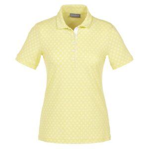 Valiente dot polo Halbarm Polo gelb