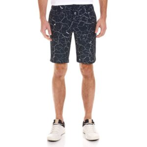 Daniel Springs Funktions Druck Bermuda Hose navy