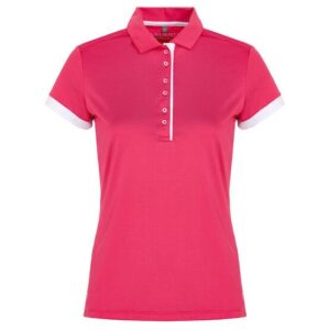 Valiente Funktions Halbarm Polo pink