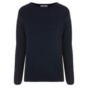 Valiente Loose Fit Pullover Strick navy