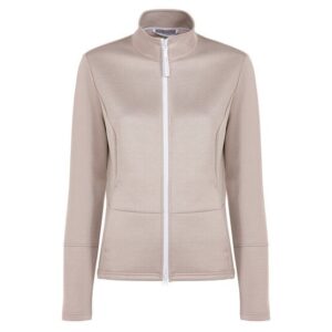 Valiente Melange Stretch Jacke beige