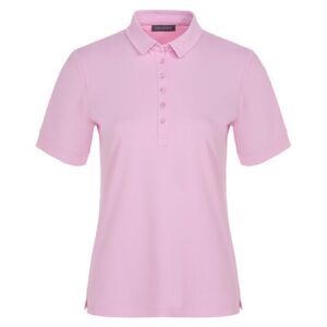 Valiente Funktions Pique Halbarm Polo rosa