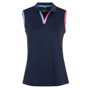 Valiente Farbspiel ohne Arm Polo navy