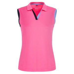 Valiente Farbspiel ohne Arm Polo pink