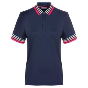 Valiente Funktions Pique Halbarm Polo navy