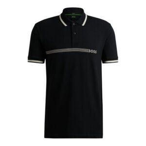 BOSS Paddy 1 Halbarm Polo schwarz