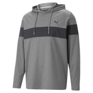 Puma Mattr Colorblock Hoodie Sweatshirt grau