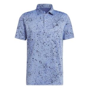 Adidas JACQUARD Halbarm Polo blau