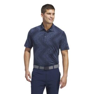 adidas Ultimate365 Allover Print Halbarm Polo navy