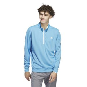 adidas Lightweight Half-Zip Top Stretch Midlayer blau