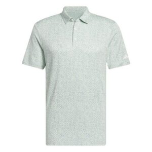 Adidas Ultimate365 Jacquard Halbarm Polo hellgrün