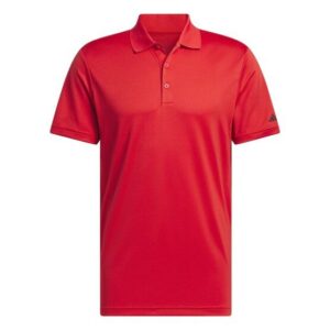 adidas ADI PERF Halbarm Polo rot