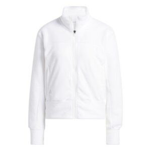 Adidas FLC FZ JKT Fleece Jacke weiß