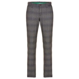 Alberto FRED - Glencheck Jersey Chino Hose kariert