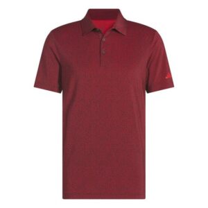 adidas ULT BNKR Halbarm Polo bordeaux