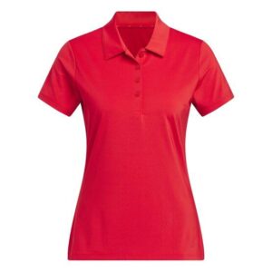 adidas W ULT C SLD Halbarm Polo rot