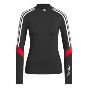 adidas W JL3 LS Mock Unterzieher schwarz