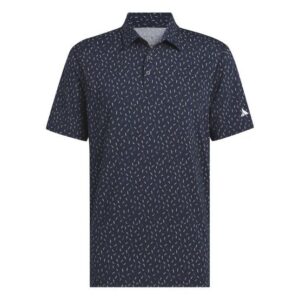 adidas Ultimate365 Allover Print Halbarm Polo navy