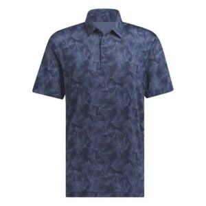 adidas Ultimate365 Mesh Print Halbarm Polo navy