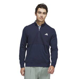 adidas Tour 1/4 Zip Stretch Midlayer navy