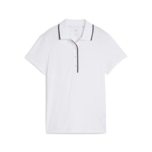 Puma W Cloudspun Bridges Halbarm Polo weiß